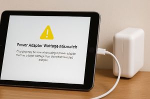 13. Power Adapter Wattage Mismatch