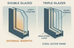 Effect Of Glazing Efficiency On External Condensation