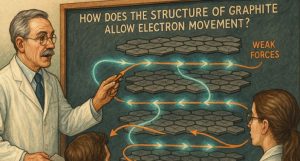How Does the Structure of Graphite Allow Electron Movement?