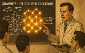 Why Are Delocalised Electrons in Graphite Important for Conductivity?