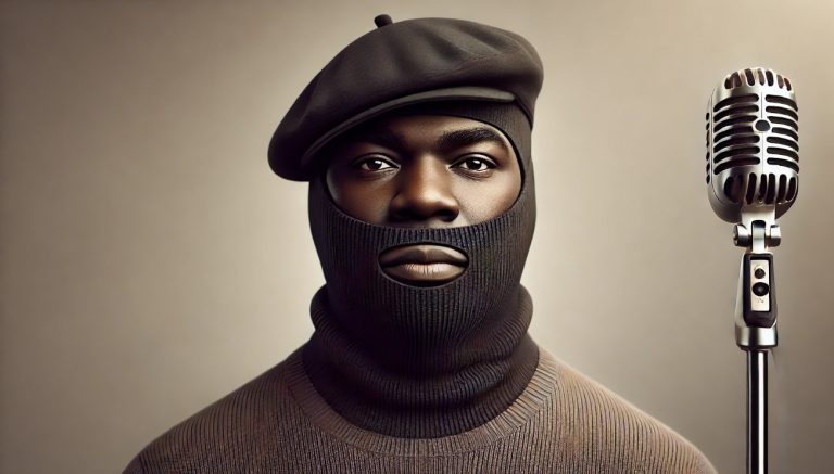 why does gregory porter wear a balaclava
