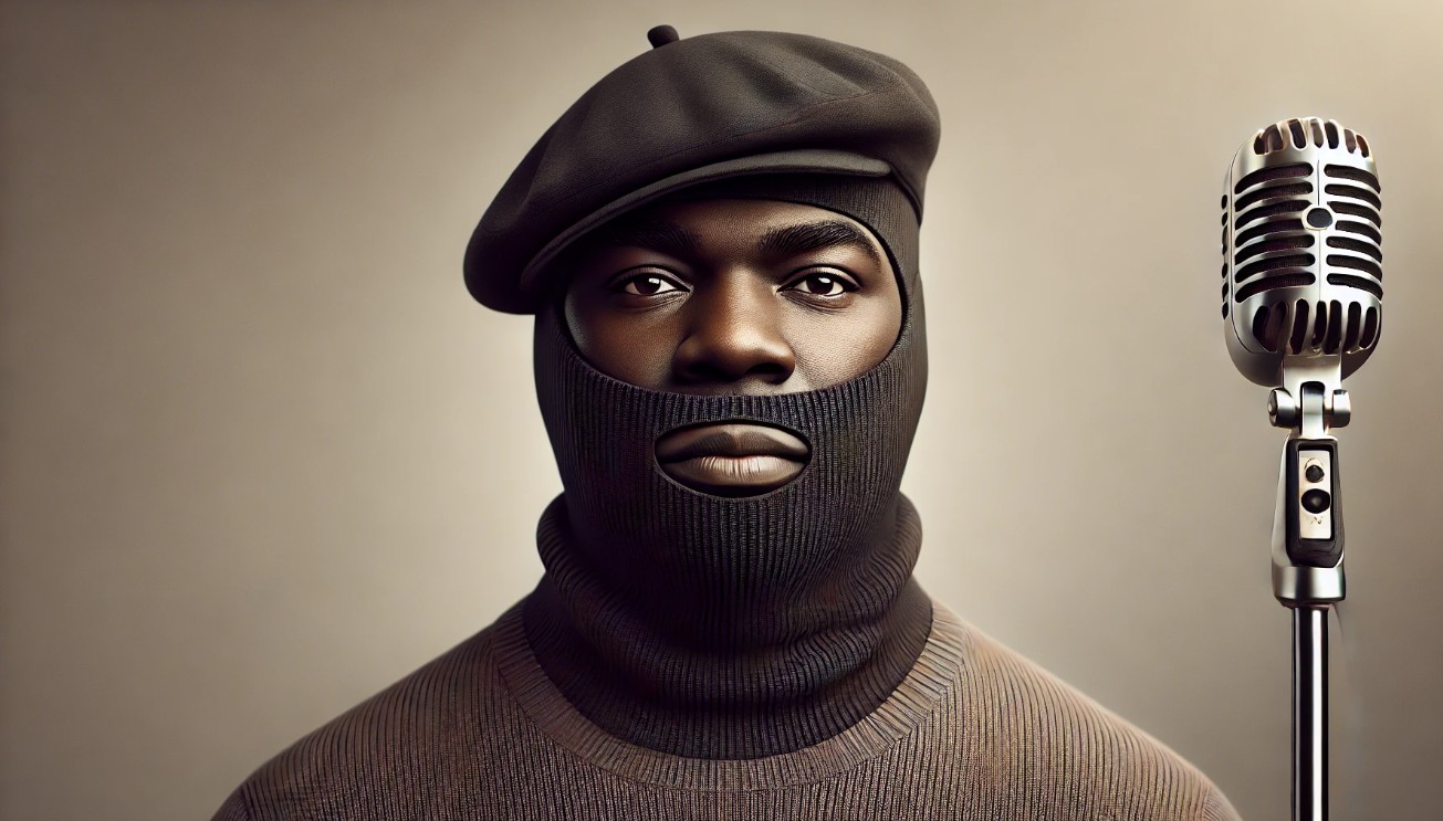 why does gregory porter wear a balaclava