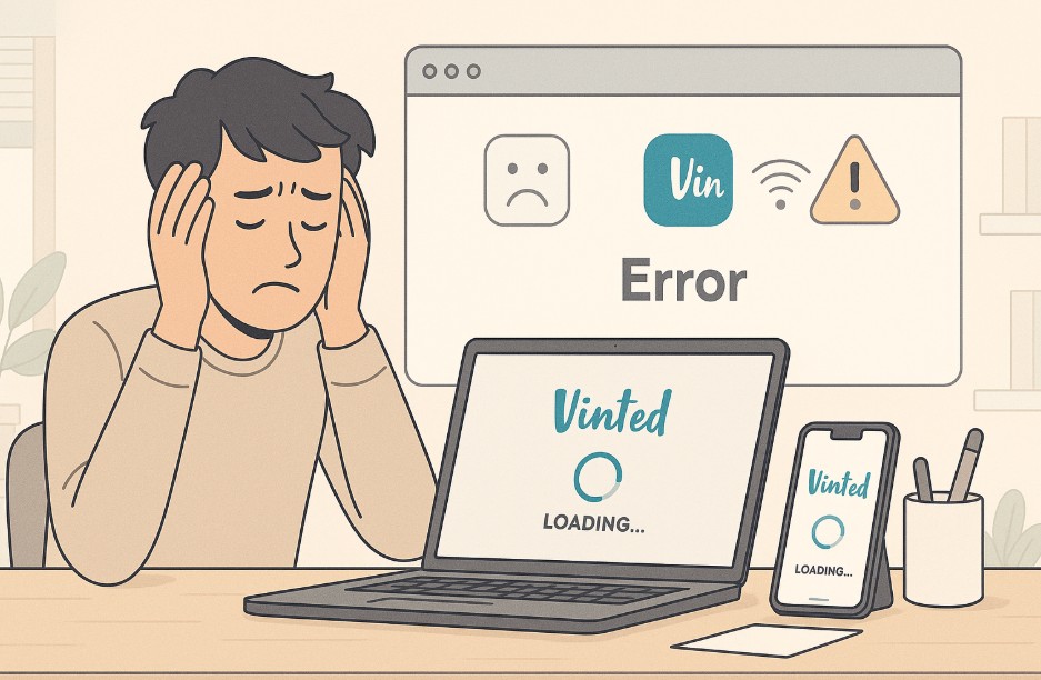 why is vinted not working