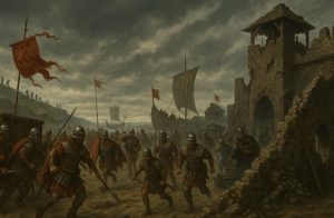 What Military Challenges Led to the Roman Exit