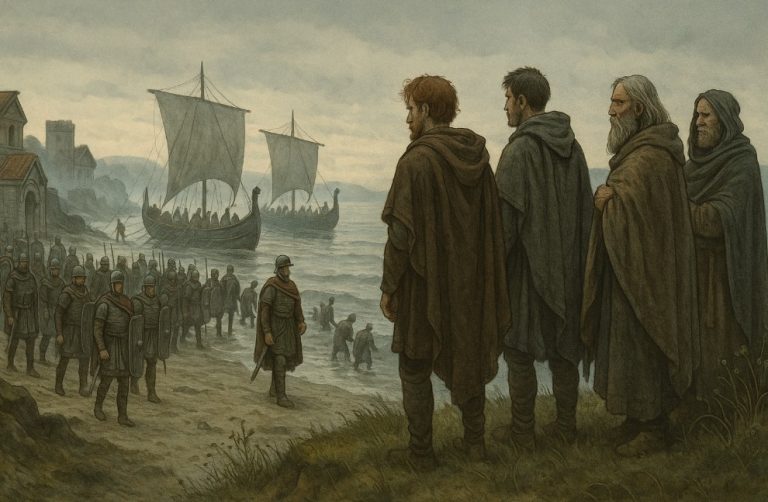 why did the romans leave Britain