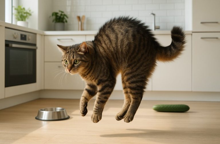 Why Are Cats Scared of Cucumbers
