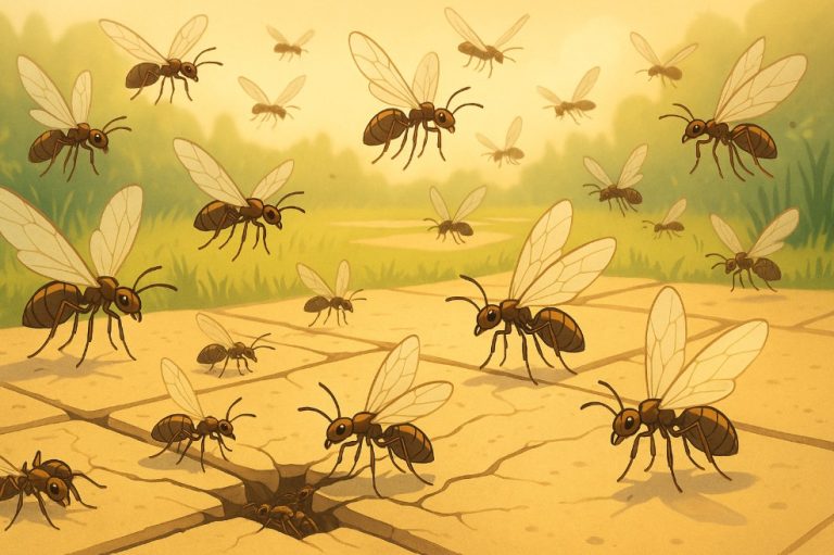why do flying ants suddenly appear