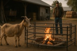 Should Farmers Be Concerned If Goats Engage with Fire