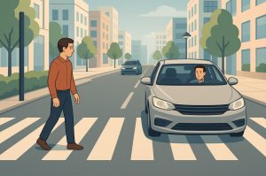 What Is the Safest Way to Interact at a Pedestrian Crossing
