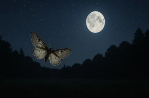 How Do Moths Naturally Navigate in the Dark