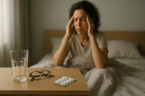 What are the common causes of waking up with headaches
