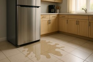 Why Is Water Leaking Onto the Kitchen Floor