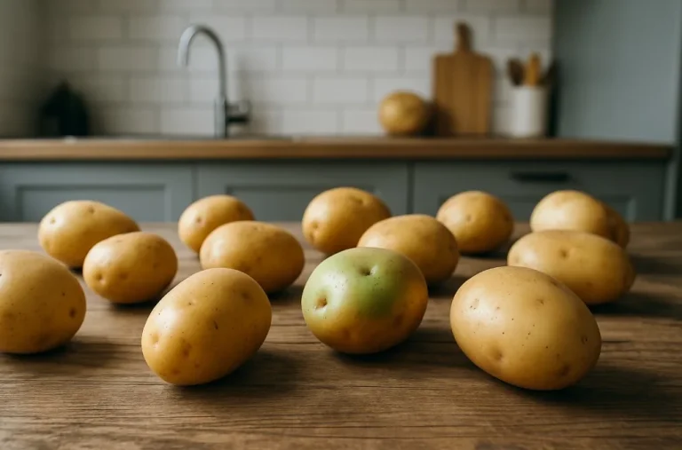 why are green potatoes poisonous