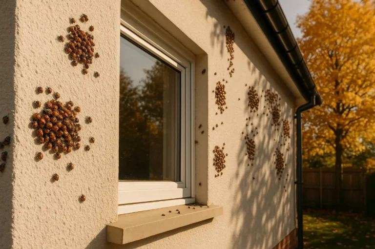 why are ladybugs swarming my house