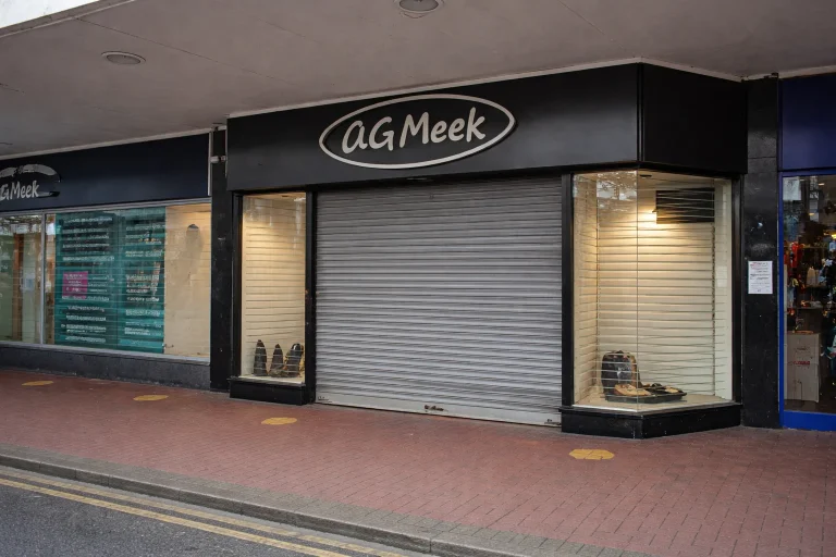 AG Meek Store Closure Gloucester